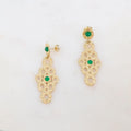Boucles d'oreilles à puce avec multi-ronds et nacres ou pierres naturelles