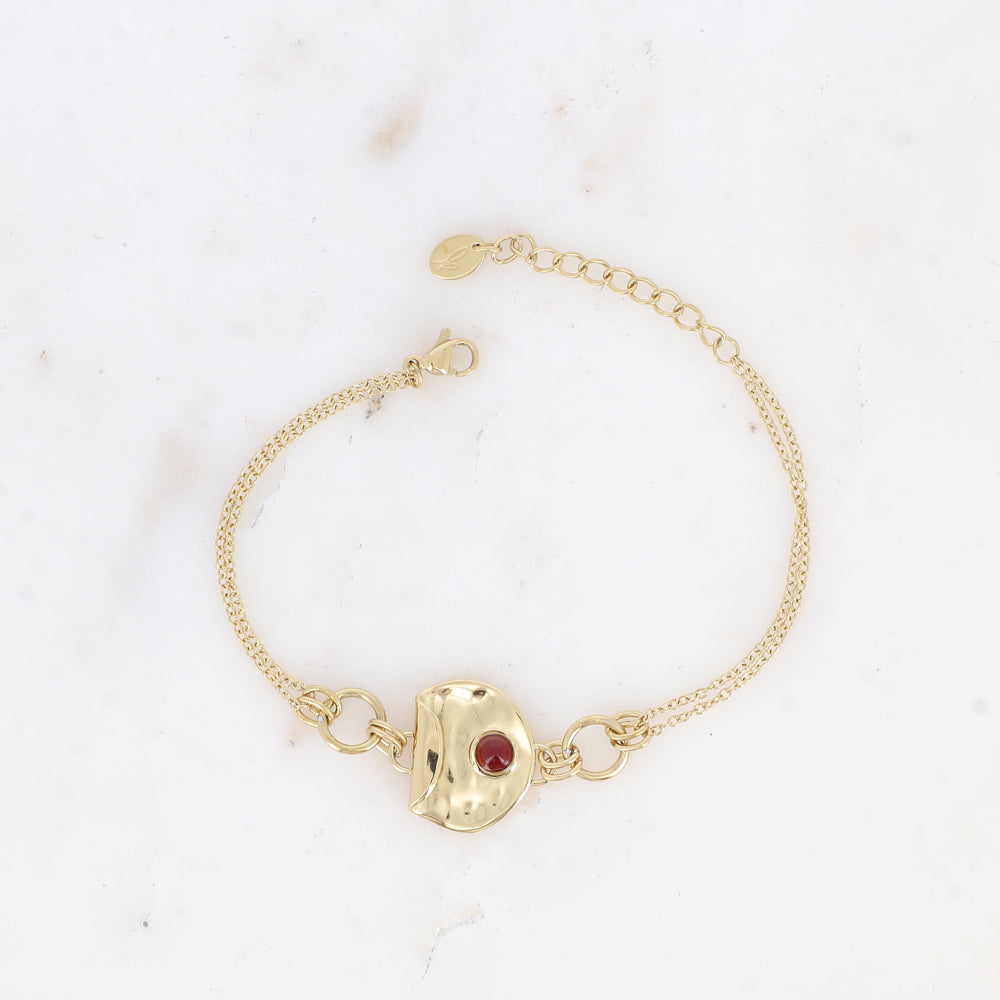 Bracelet -pierre naturelle  cornaline