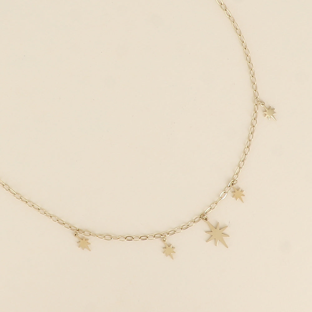 Collier - pampilles étoilées