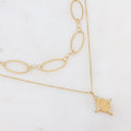Collier 2 rangs avec strass